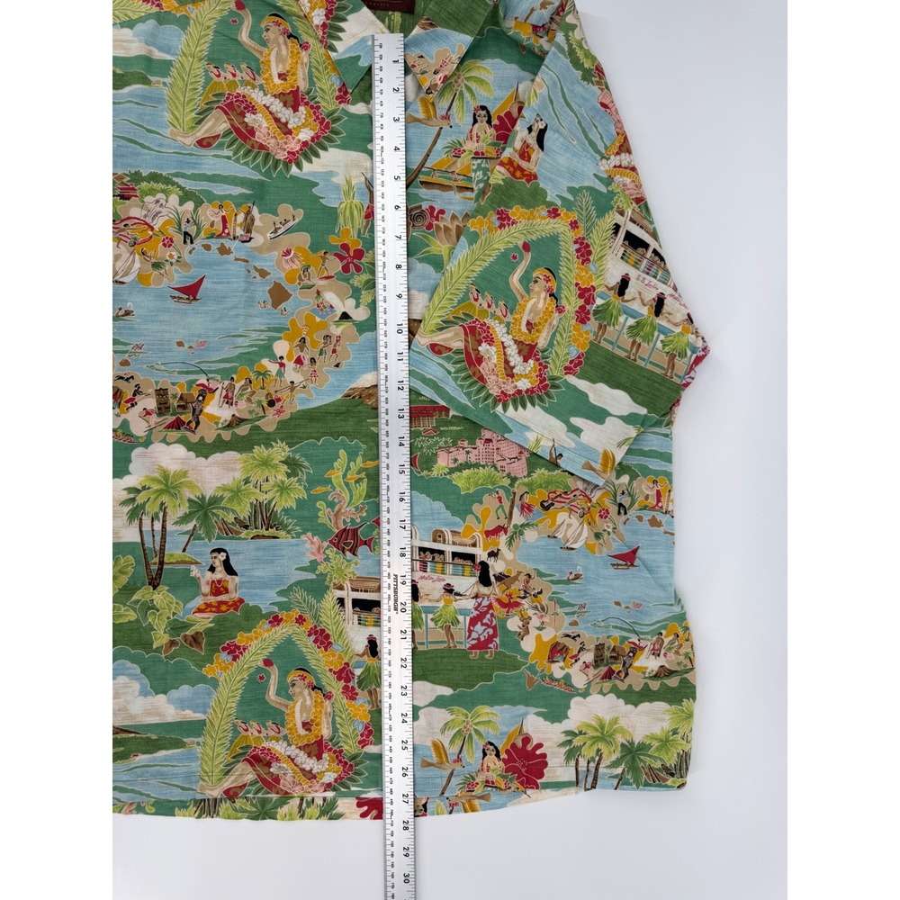 Tori Richard Boat Day Aloha Men's Cotton Lawn XL Hawaiian Shirt - Picture 5 of 6